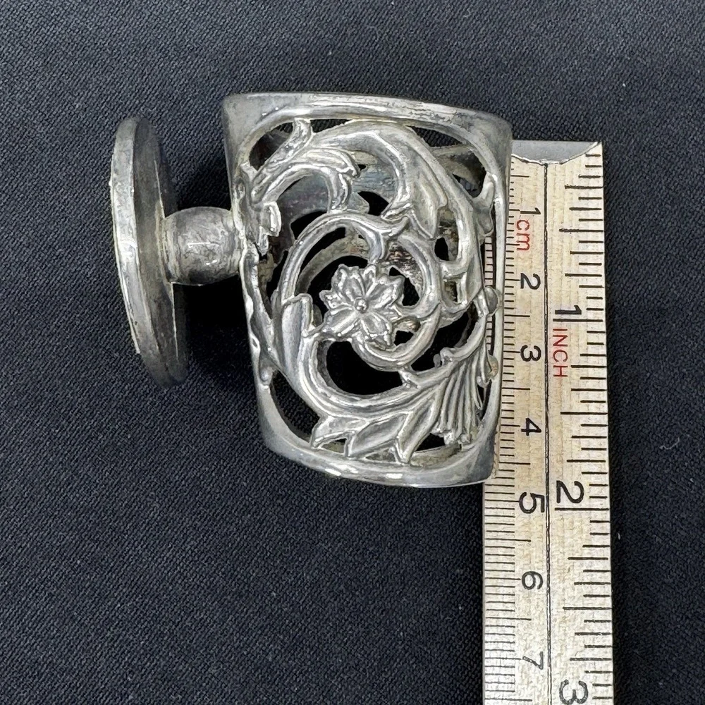 Vintage Silver Plated‎ Mountable Candle Holder